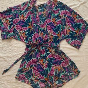 Lulu’s Hypnoized Purple Print Romper size M